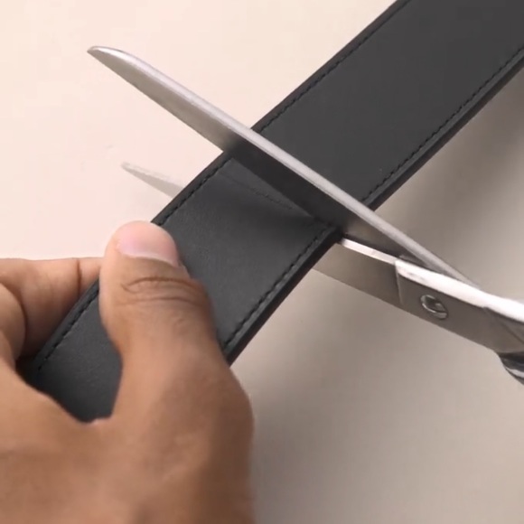 COACH Square Roller Buckle Cut To Size Reversible Belt, 38 Mm - Picture 8 of 12